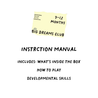 Big Dreams Club - Educational Toy Bundle 7-12m - The Kakapo Bundle
