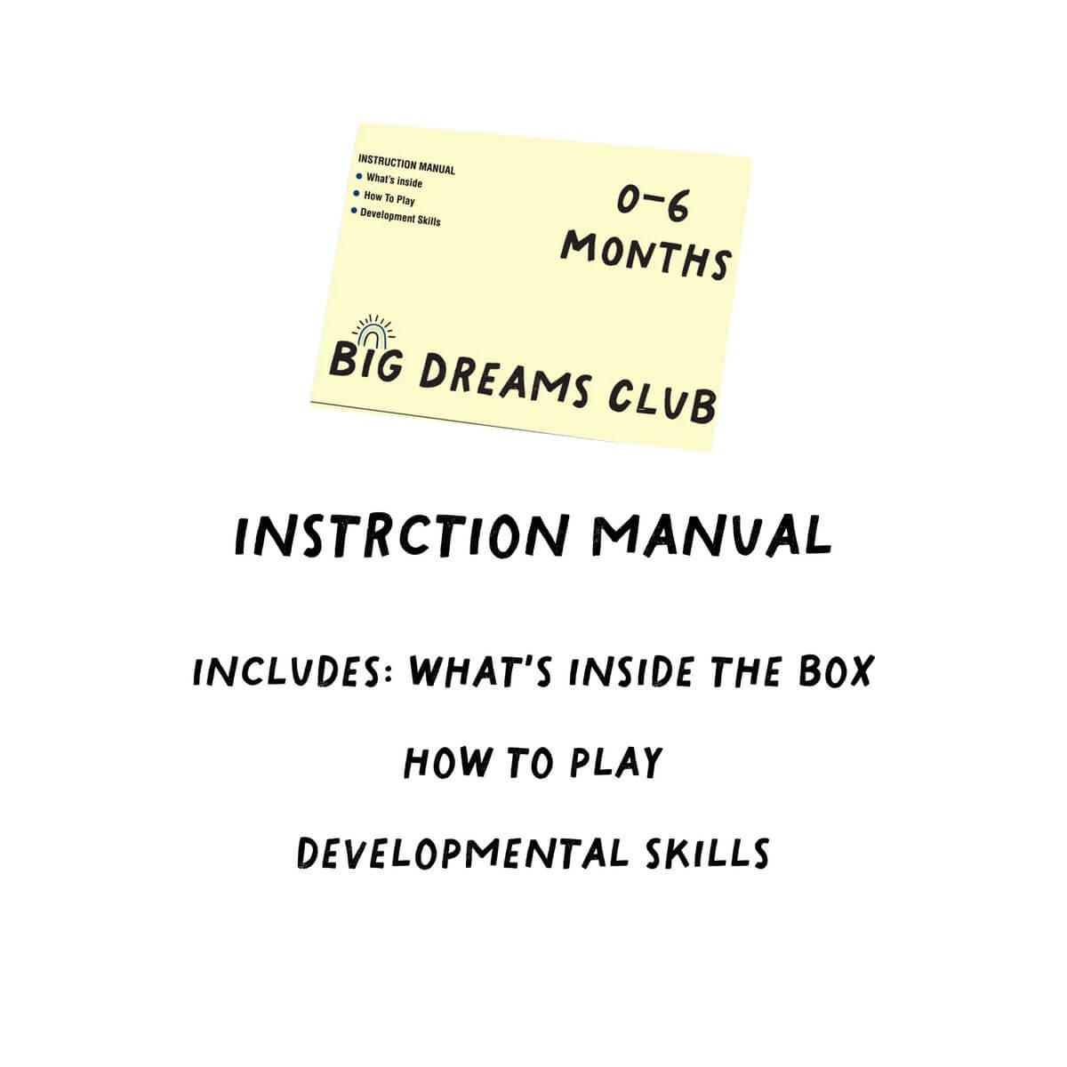 Big Dreams Club - Educational Toy Bundle 0-6m - The Tui Bundle