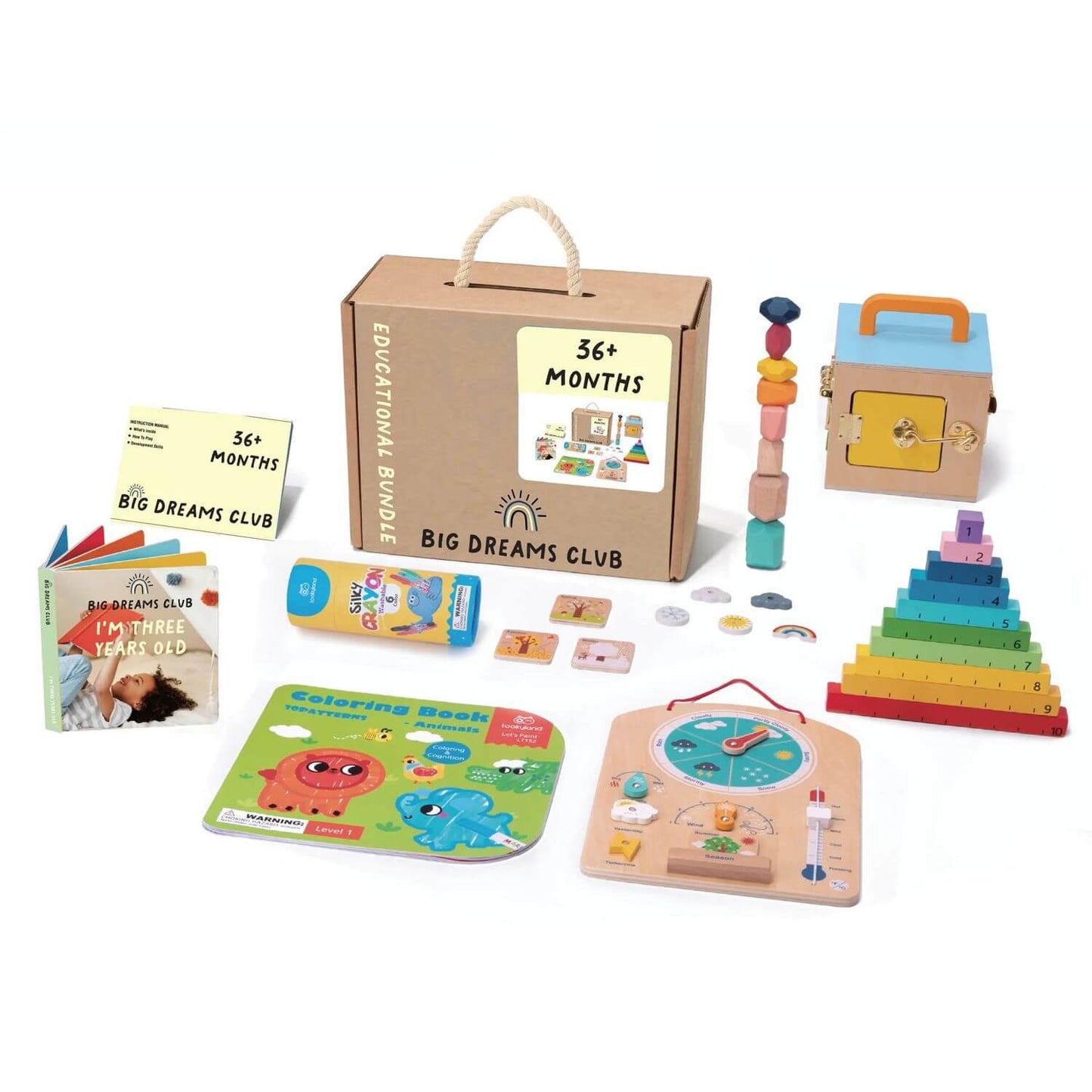 Big Dreams Club - Educational Toy Bundle 36+ Months - The Weka Bundle