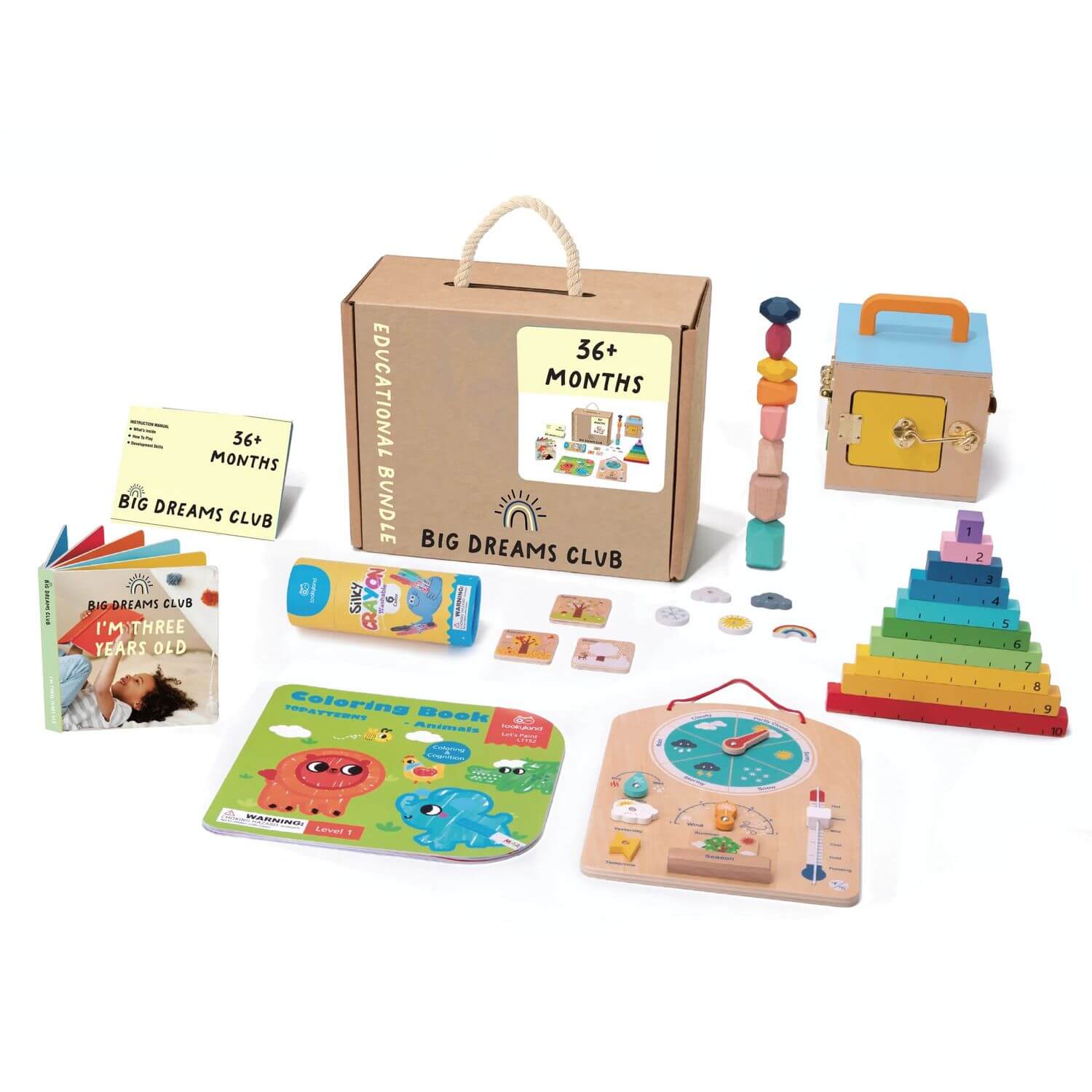 Big Dreams Club - Educational Toy Bundle 36+ Months - The Weka Bundle