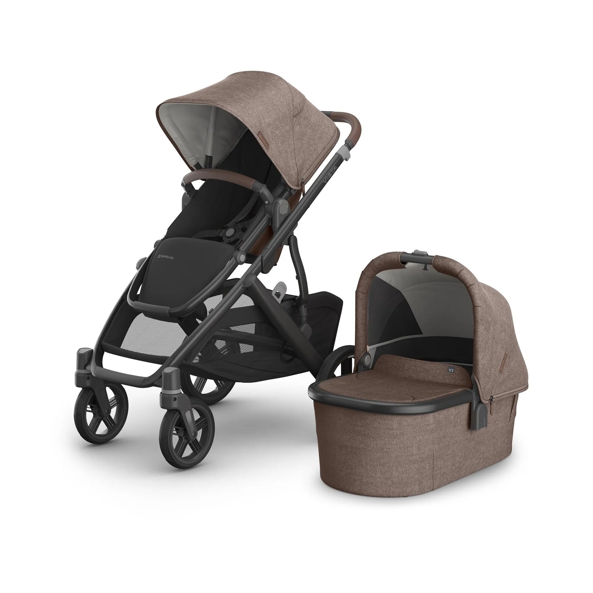 uppababy vista twin pram UPPAbaby Vista V3 With Bassinet – Baby On The Move