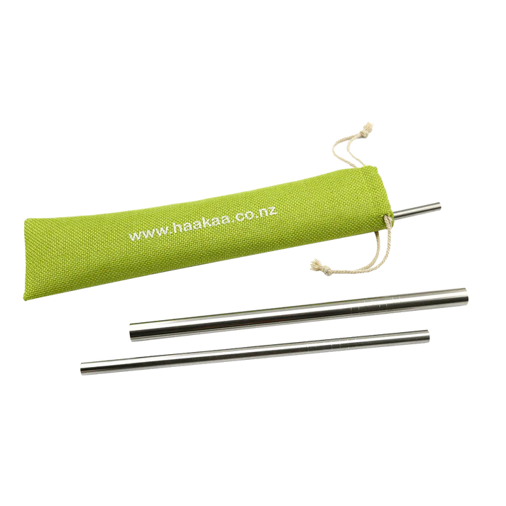 Haakaa Stainless Steel Straws Straight Medium 3pk