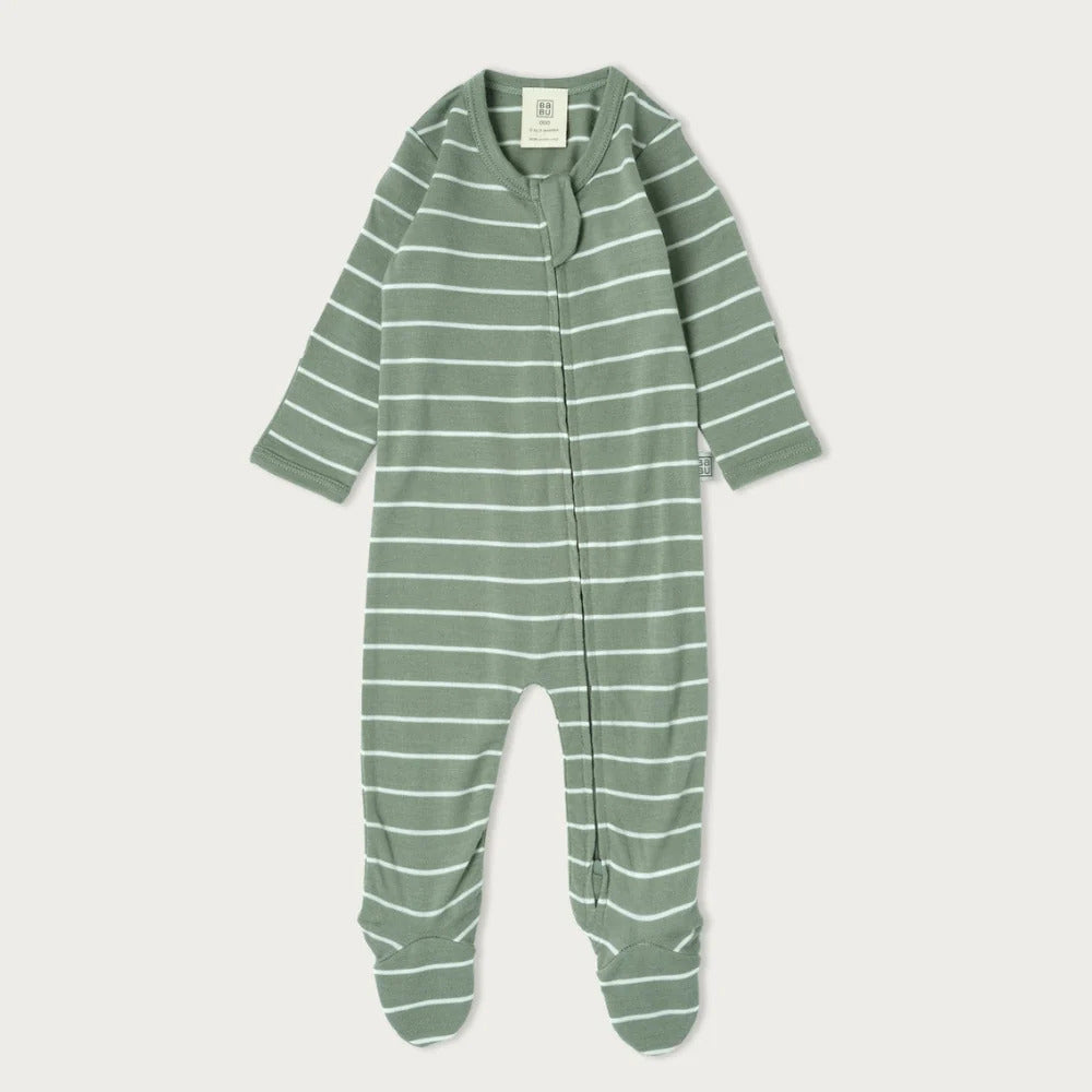 Babu Merino Footed Onesie