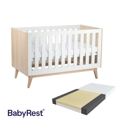 Babyrest Tommi Cot + DuoCore Mattress Bundle