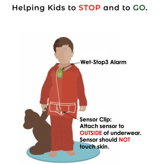 Wetstop 3  wired bedwetting alarm