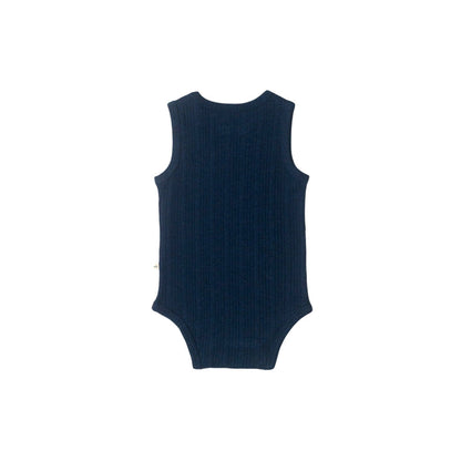 Woolbabe Organic Cotton/Merino Singletsuit Tekapo Marl