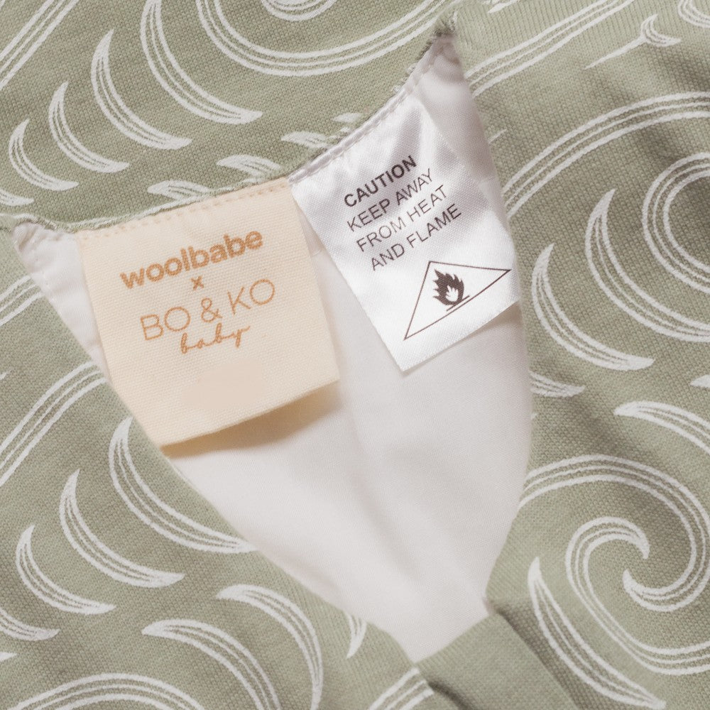 Woolbabe X BO & KO Collab 3 Seasons Front Zip Sleeping Bag