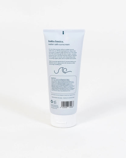 Babu Water Safe Water Resistant Sunscreen