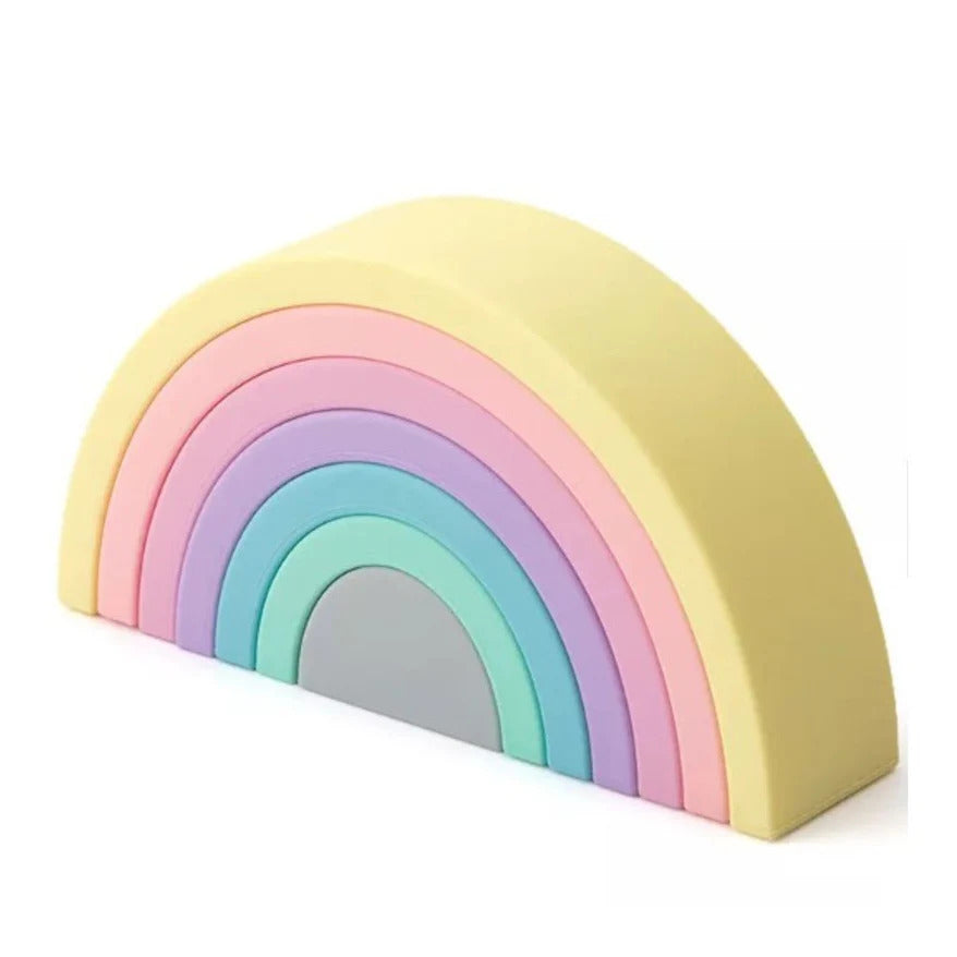 nil. Rainbow Silicone Stacker