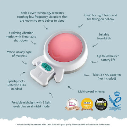 Rockit Zed V2 - Vibration Sleep Soother and Nightlight