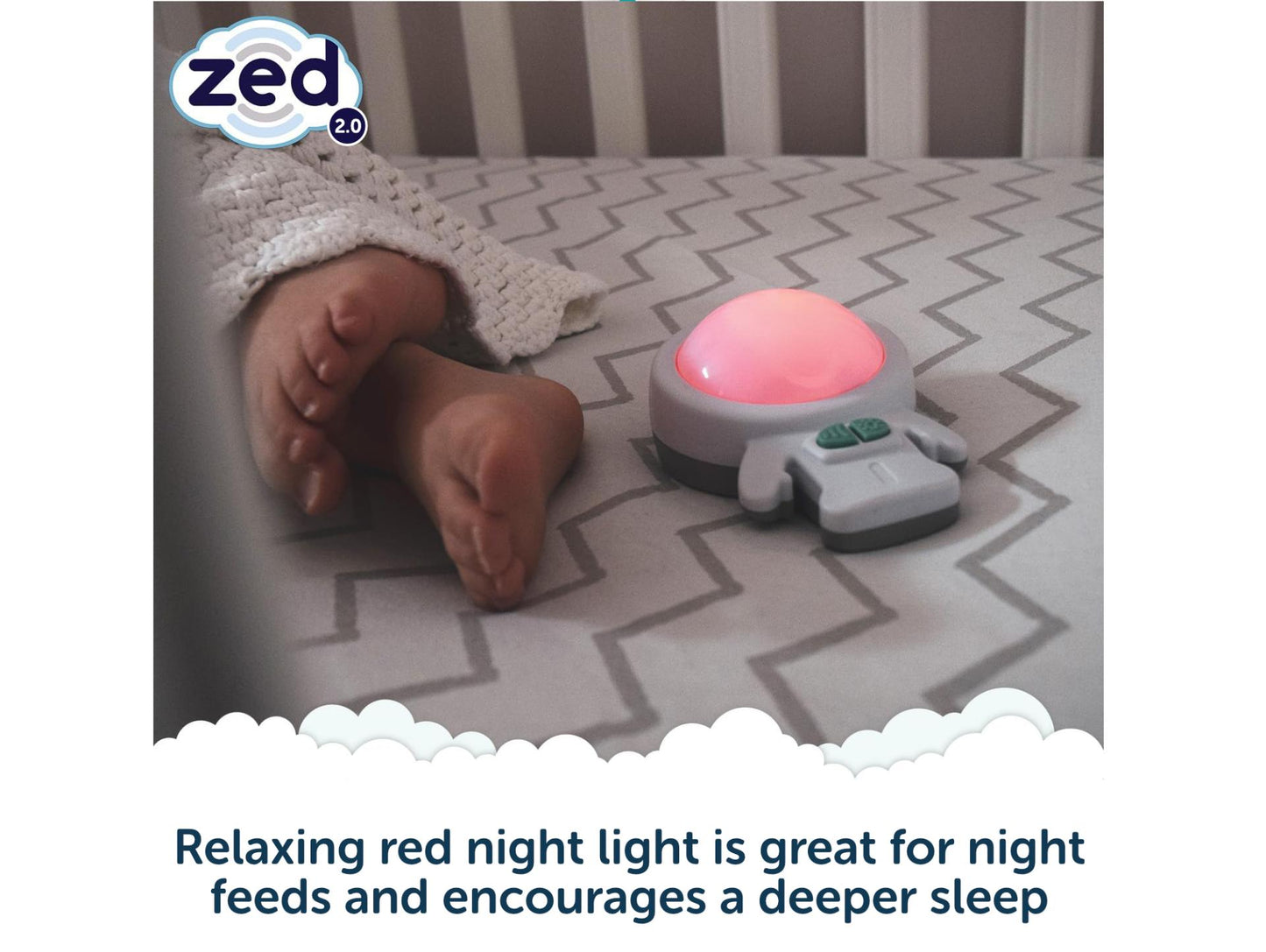 Rockit Zed V2 - Vibration Sleep Soother and Nightlight