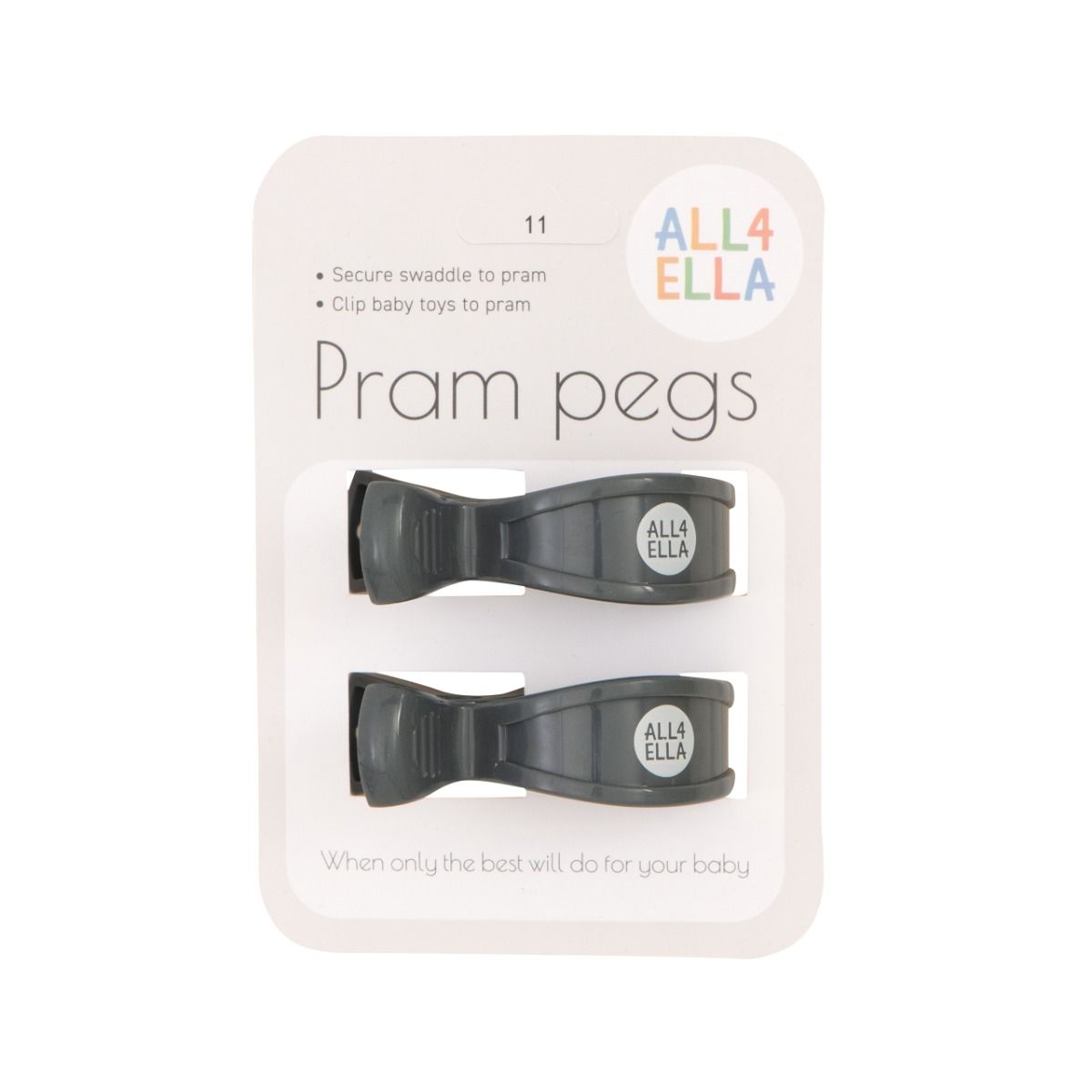 All4Ella Pram/Stroller Pegs 2pk