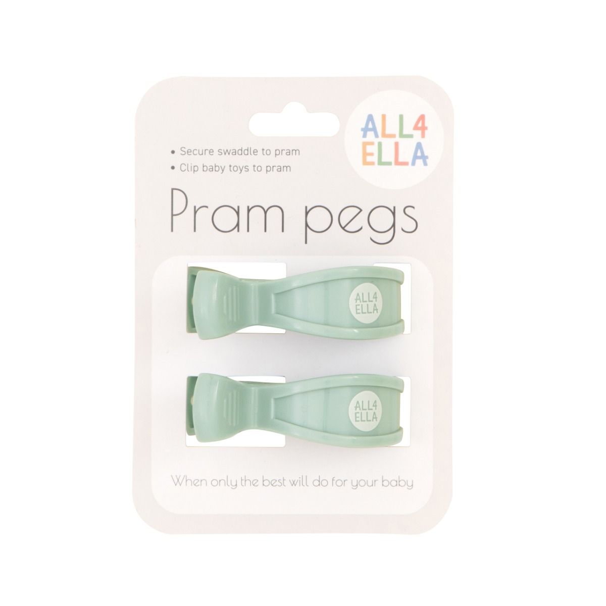 All4Ella Pram/Stroller Pegs 2pk