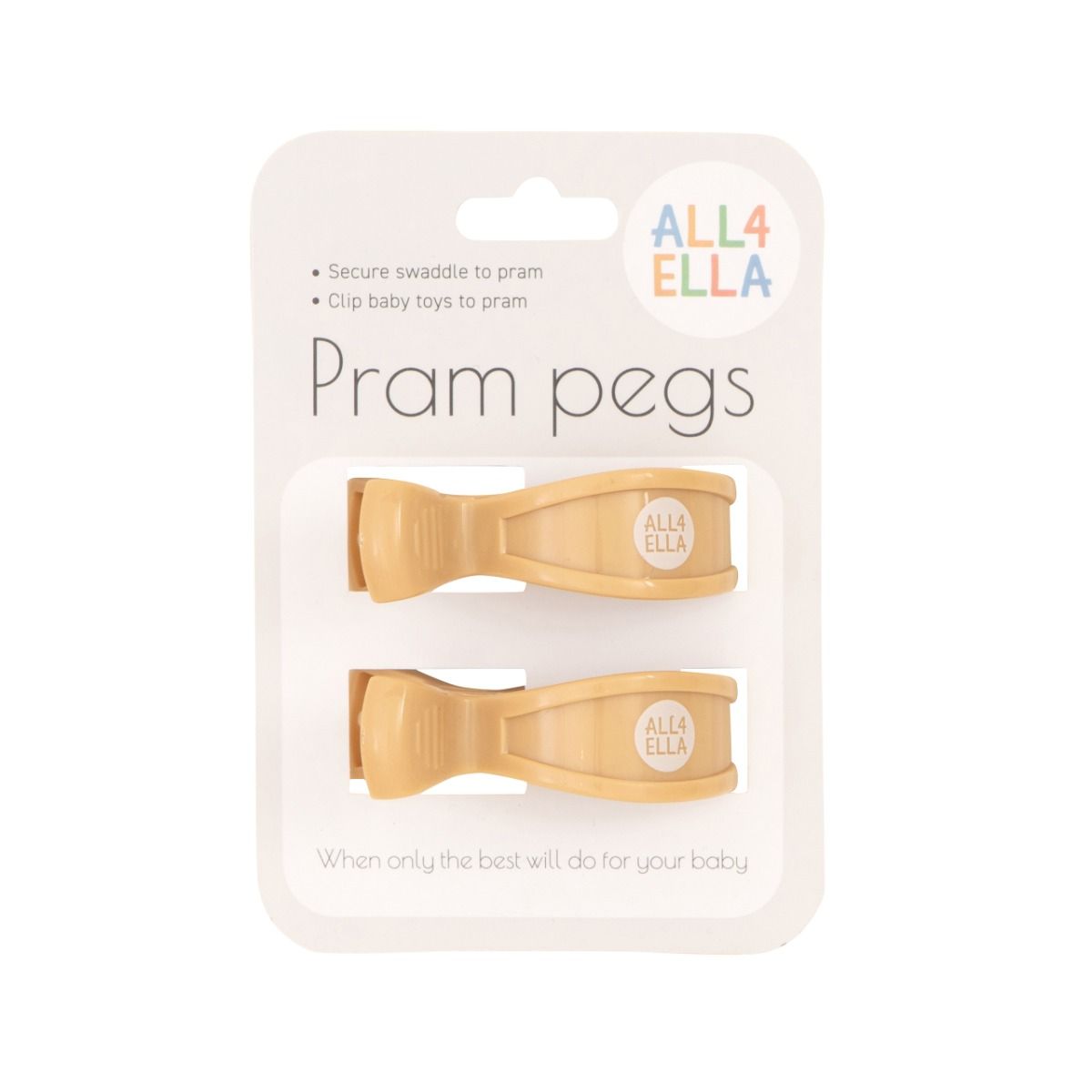 All4Ella Pram/Stroller Pegs 2pk