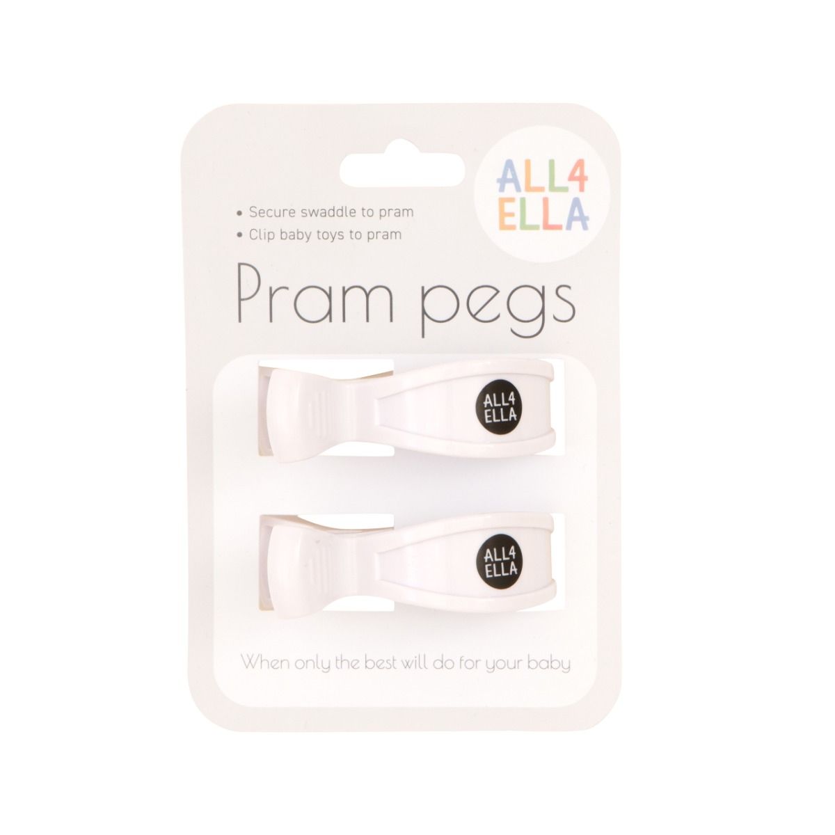 All4Ella Pram/Stroller Pegs 2pk
