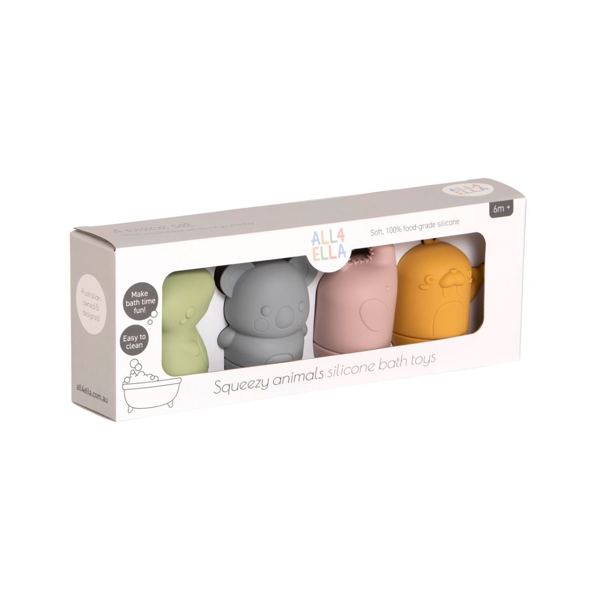 All4Ella Squeezy Silicone Bath Toys