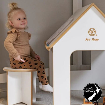Arc House - 2 in 1 Playhouse & Desk + Seat Set
