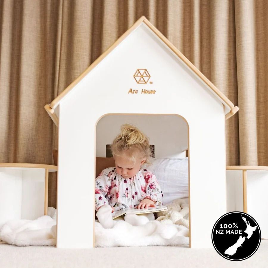 Arc House - 2 in 1 Playhouse & Desk + Seat Set