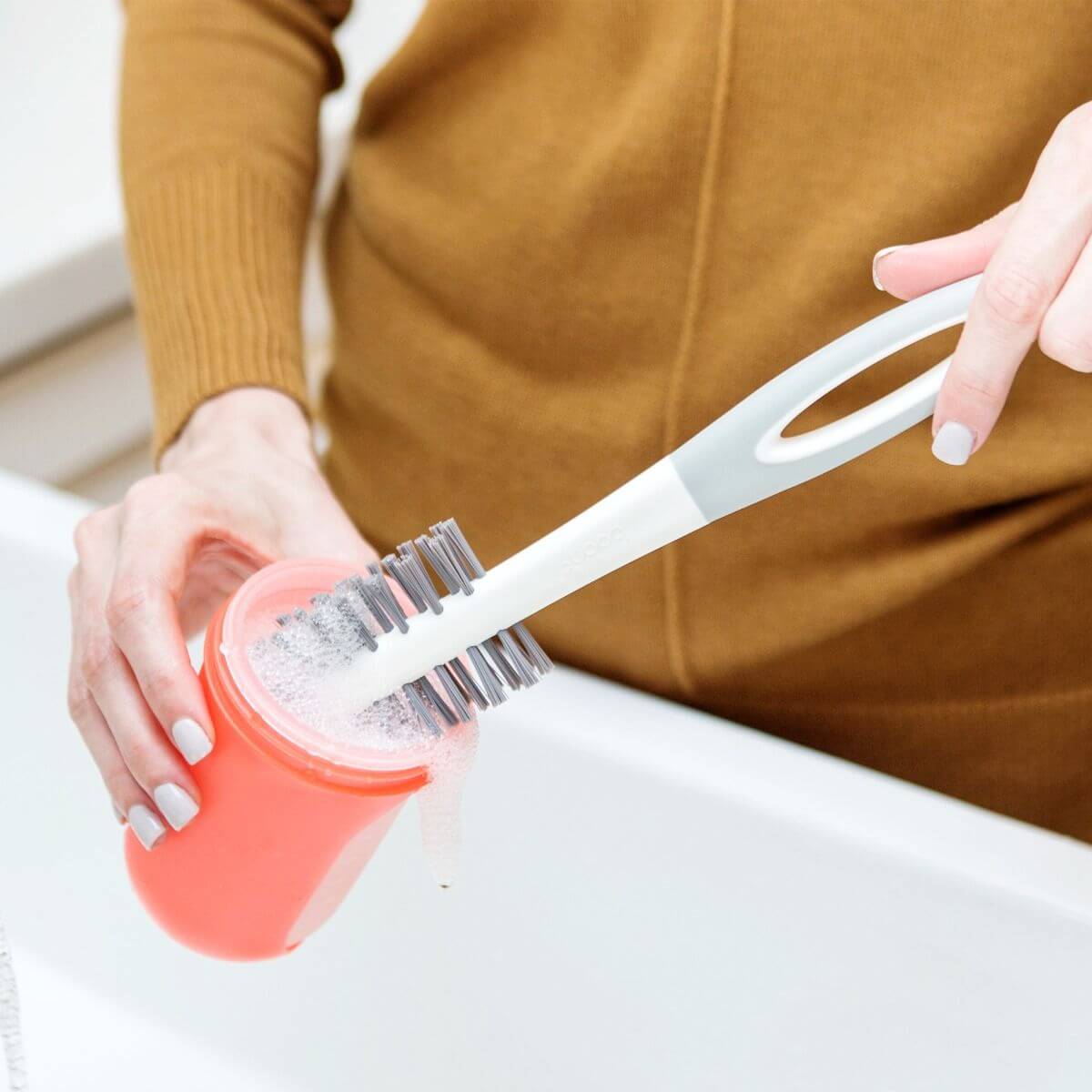 Boon TRIP 2pc Baby Bottle Cleaning Brush Set