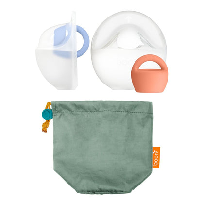 Boon TROVE™ 2pk Silicone Passive Breast Pump with travel pouch