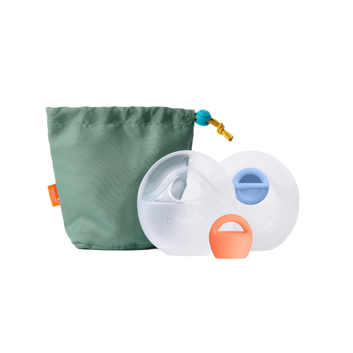 Boon TROVE™ 2pk Silicone Passive Breast Pump with travel pouch