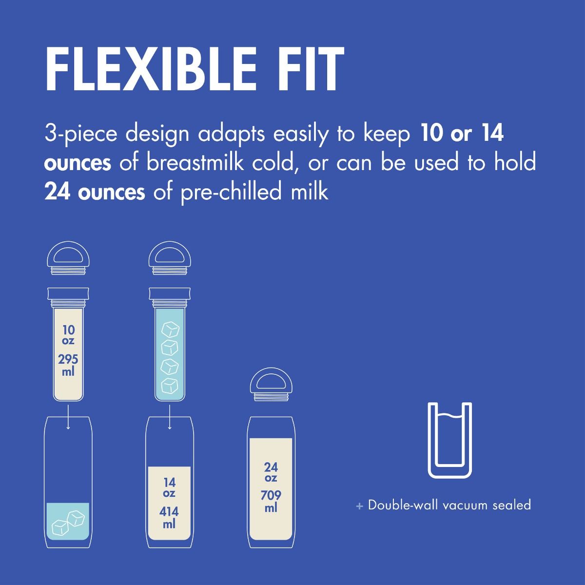 Boon FROSH™ Stainless Steel Portable Milk Chiller