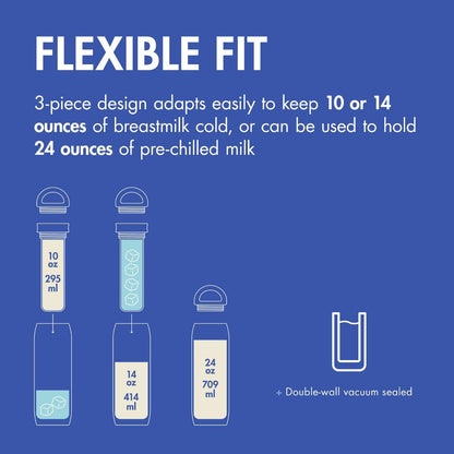 Boon FROSH™ Stainless Steel Portable Milk Chiller