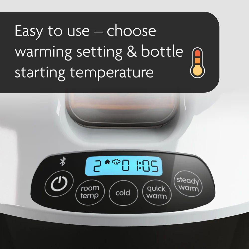 Baby Brezza Safe and Smart Bottle Warmer with Bluetooth