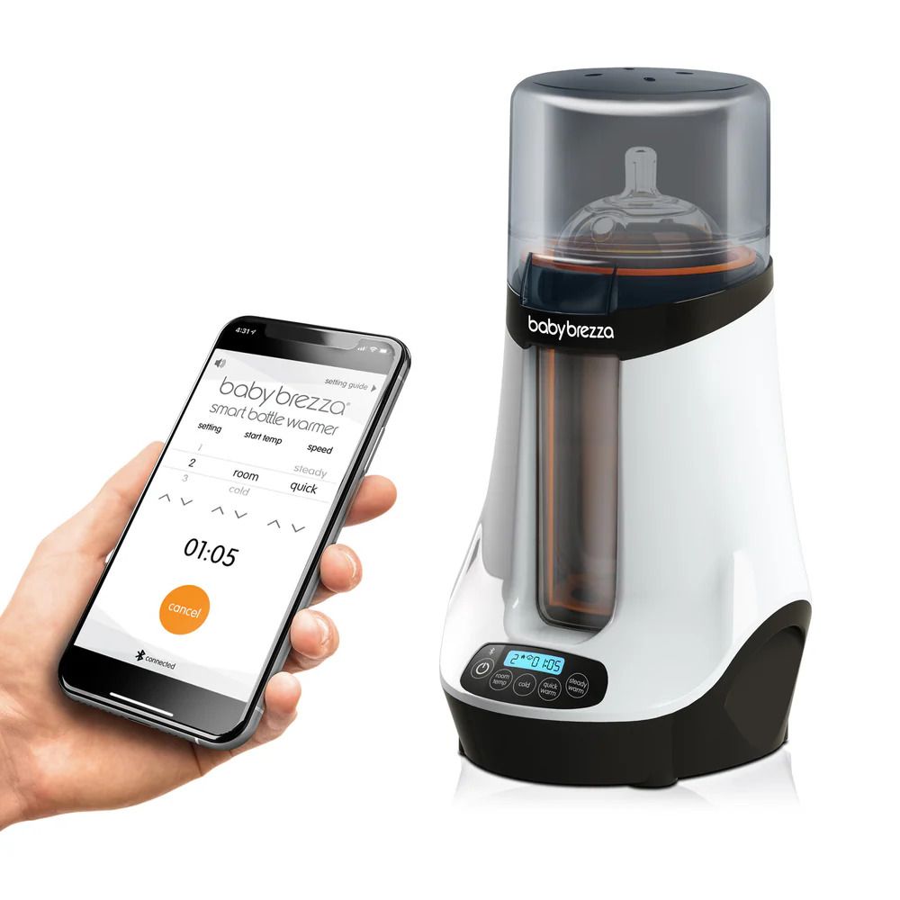 Baby Brezza Safe and Smart Bottle Warmer with Bluetooth