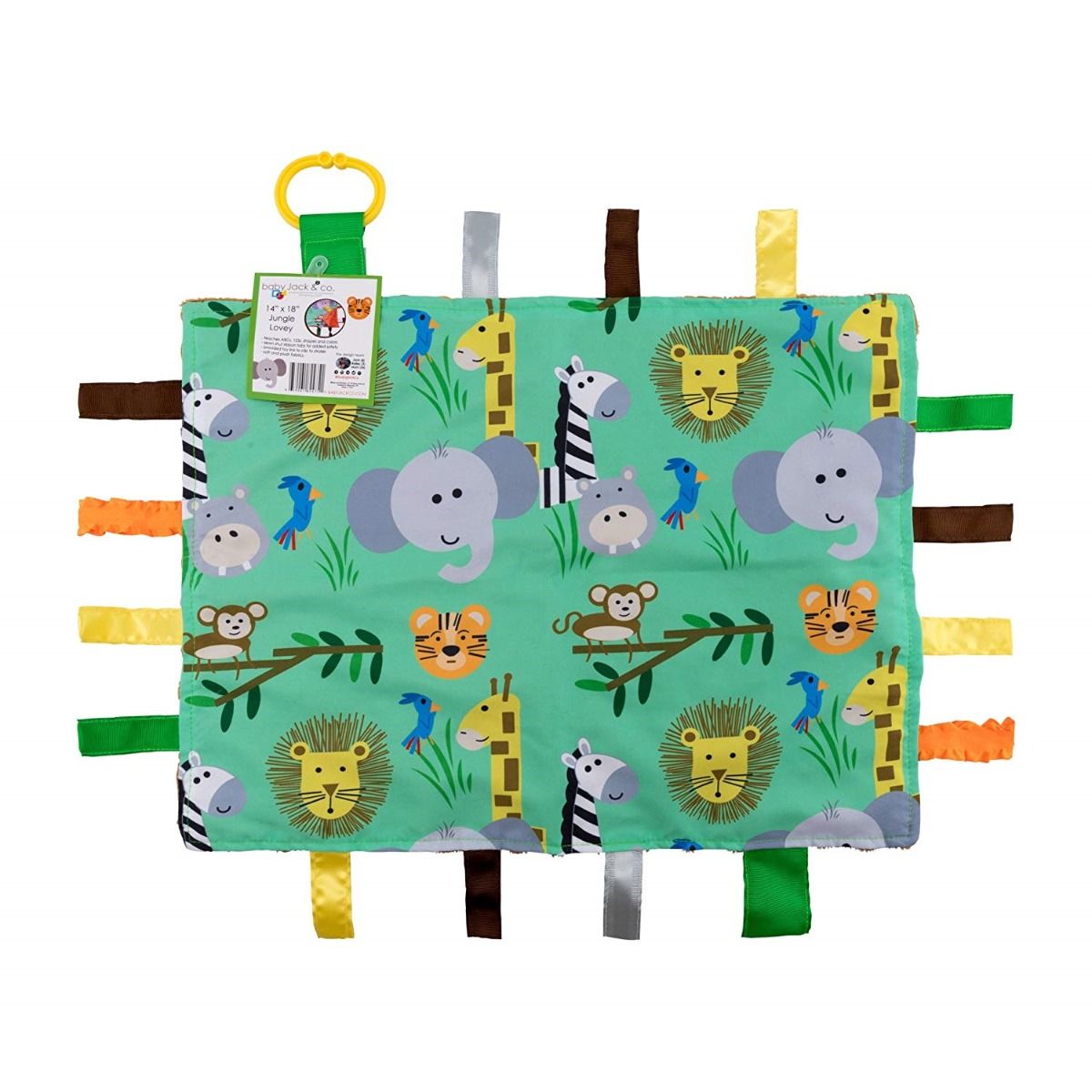 Baby Jack 35 x 45cm Learning Lovey Sensory Toy
