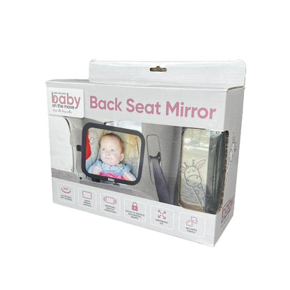 Baby On The Move Back Seat Mirror