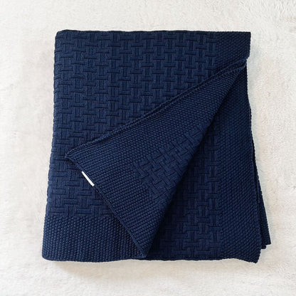 Baby On The Move Basketweave Merino Throw Blanket 130x180 cm