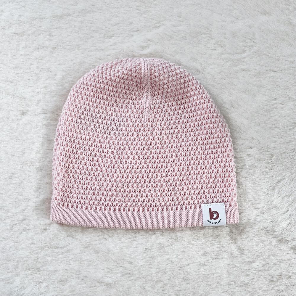 Baby On The Move Moss Stitch Merino Beanie