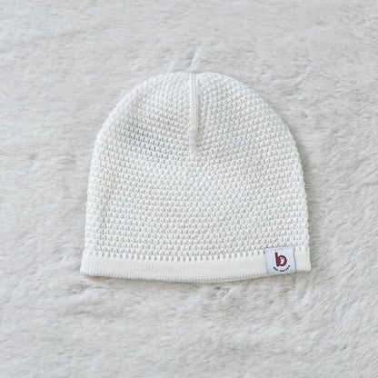 Baby On The Move Moss Stitch Merino Beanie