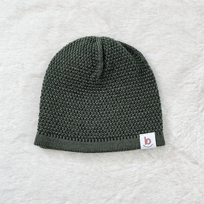 Baby On The Move Moss Stitch Merino Beanie