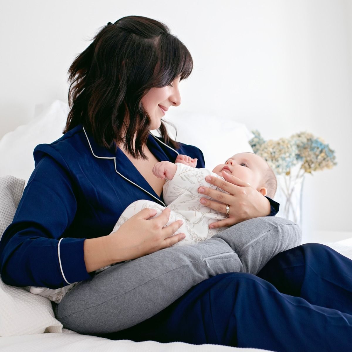 Baby First Feeding &amp; Infant Support Pillow Grey