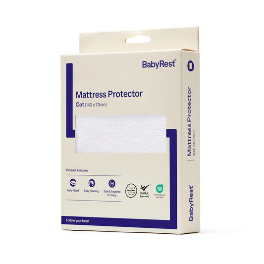 Babyrest Waterproof Mattress Protector Euro Cot - up to 140 x 70 cm