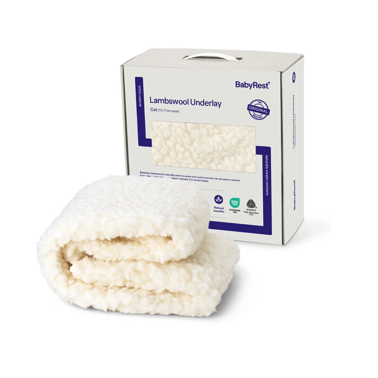 Babyrest Lambswool Cot Underlay