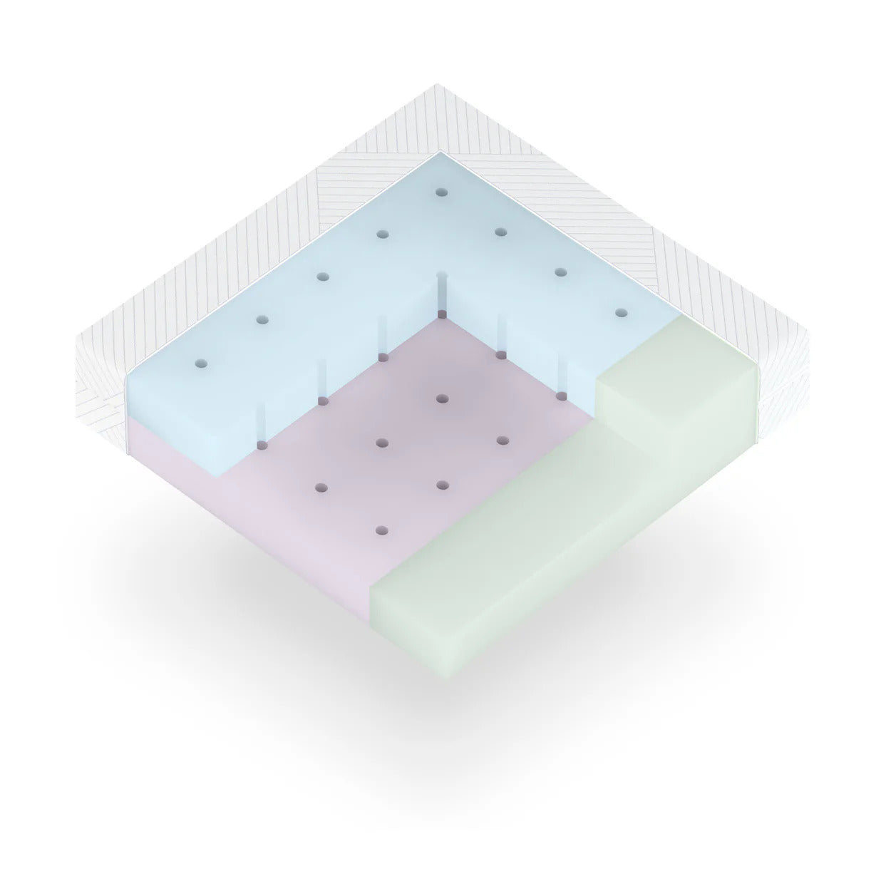 Babyrest DuoCore Cot Mattress 1400 x 700 x 95mm