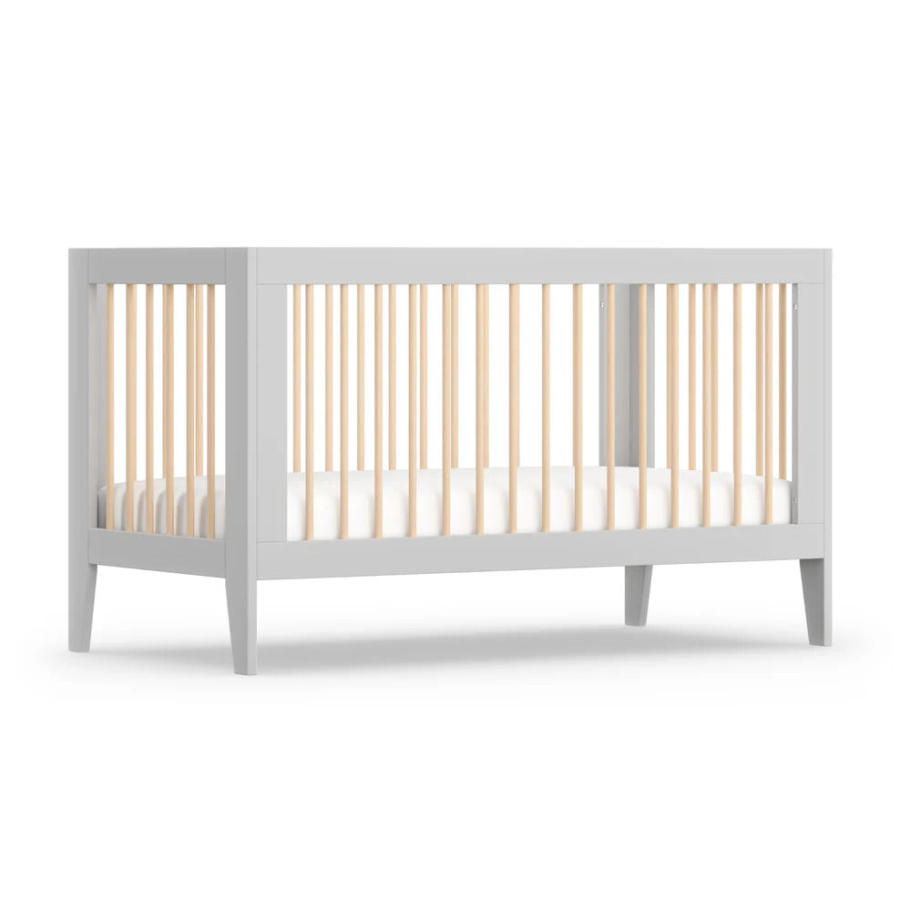 Babyrest Hague Cot Grey/Natural