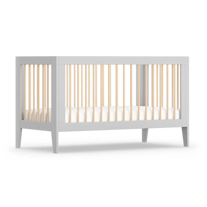 Babyrest Hague Cot Grey/Natural