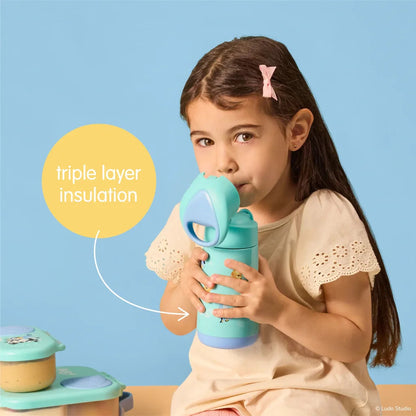 B.Box 350ml Insulated Drink Bottle Bluey S2