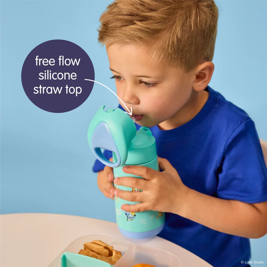 B.Box 350ml Insulated Drink Bottle Bluey S2