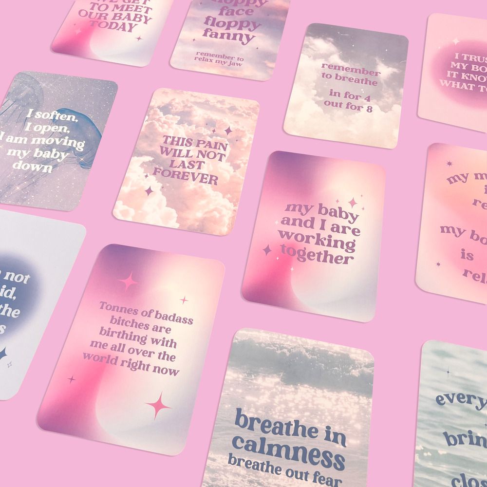 Viva La Vulva Birth Affirmation Cards A6 16pk