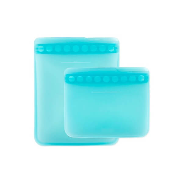 Bumkins Silicone Flat Reusable Bags 2pk