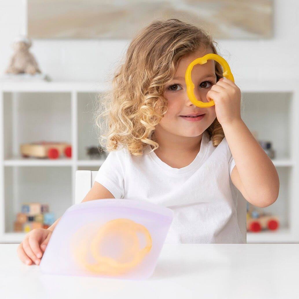 Bumkins Silicone Flat Reusable Bags 2pk