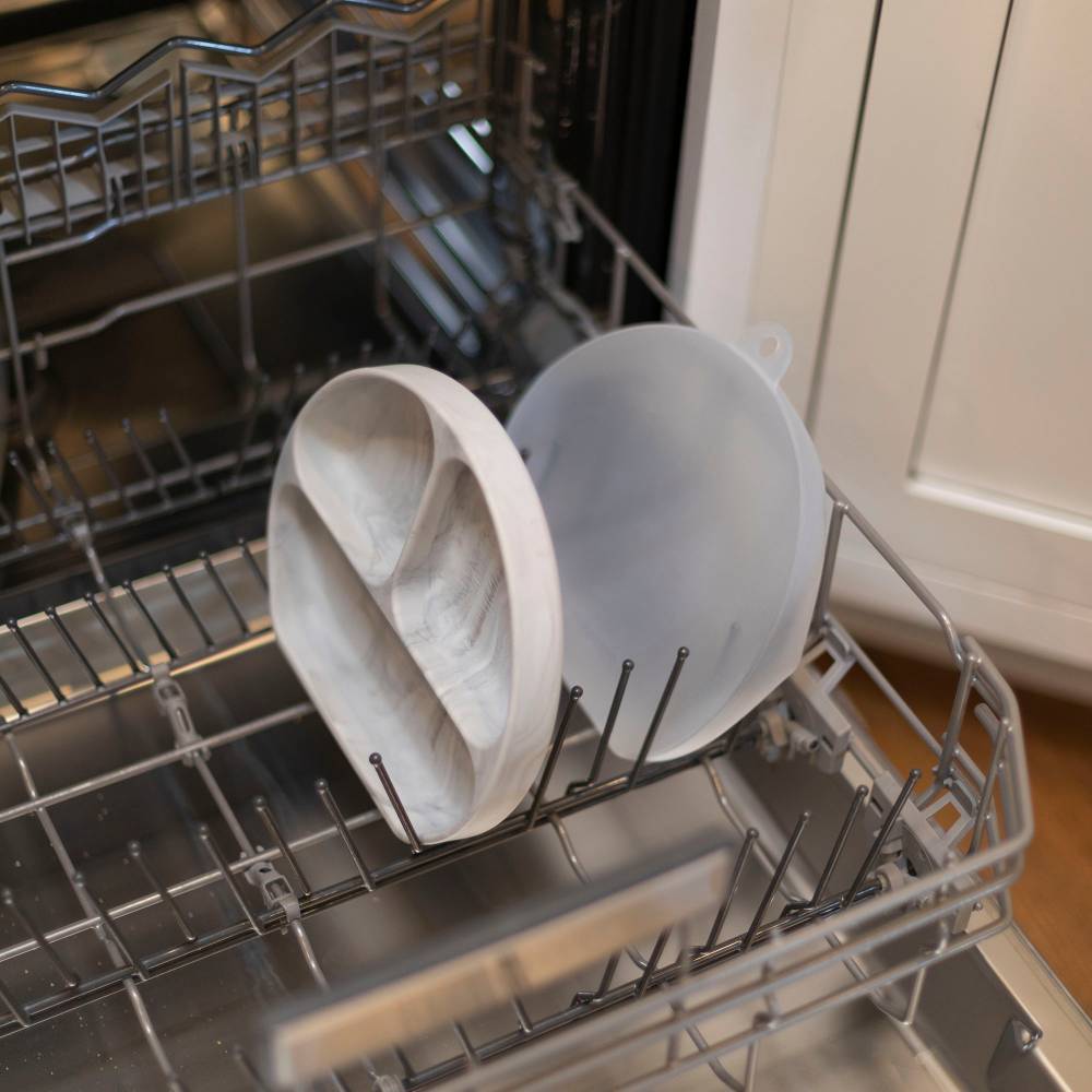 Bumkins Silicone Grip Dish + Lid