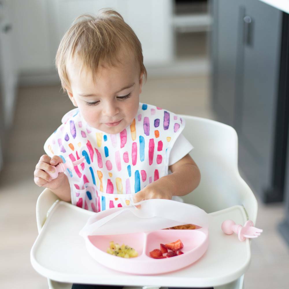 Bumkins Silicone Grip Dish + Lid