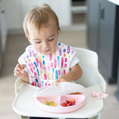 Bumkins Silicone Grip Dish + Lid