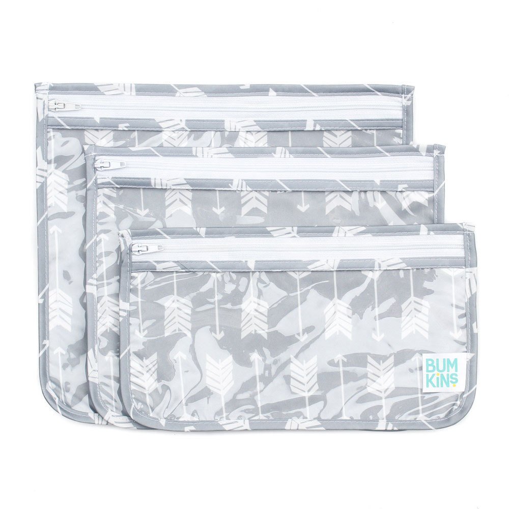 Bumkins Clear Travel Bag 3pk